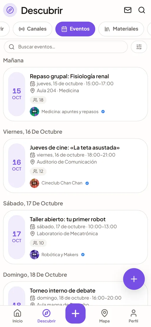 La agenda de eventos de TILE con un cine foro, un taller y un hackathon.